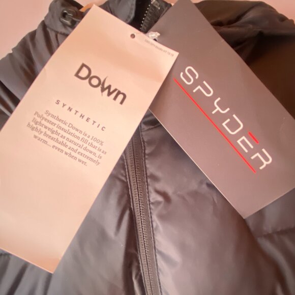 *Spyder* Women's Peak Hoodie Insulator Jacket Large NWT - Picture 4 of 5